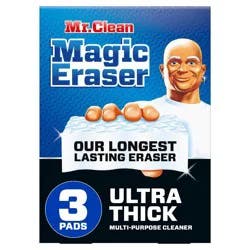 Mr. Clean Magic Eraser Sponge, All Purpose Cleaner, Long Lasting Cleaning Scrubber, Whole Home Extra Durable XL, 3ct