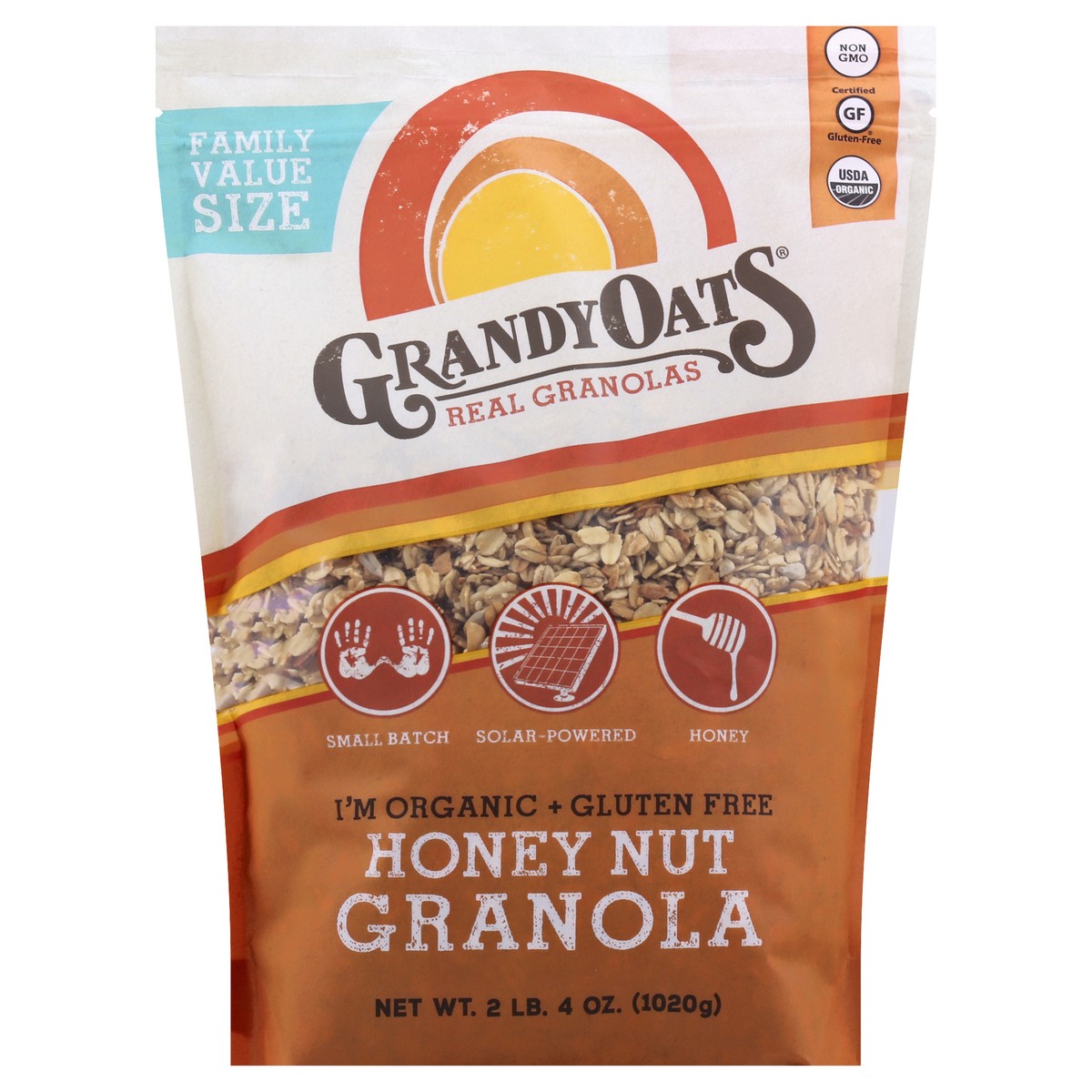 slide 9 of 12, GrandyOats Family Value Size Honey Nut Granola 36 oz, 36 oz