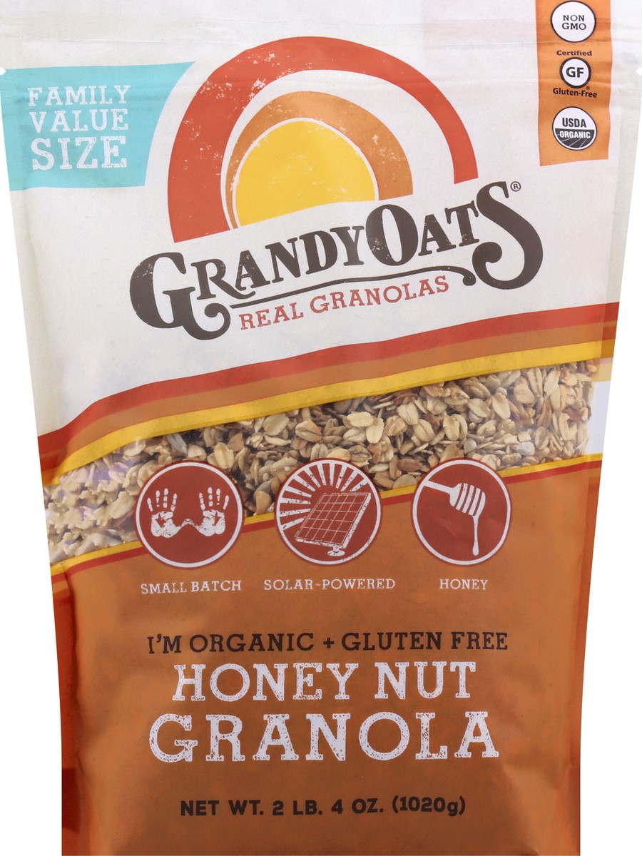 slide 7 of 12, GrandyOats Family Value Size Honey Nut Granola 36 oz, 36 oz