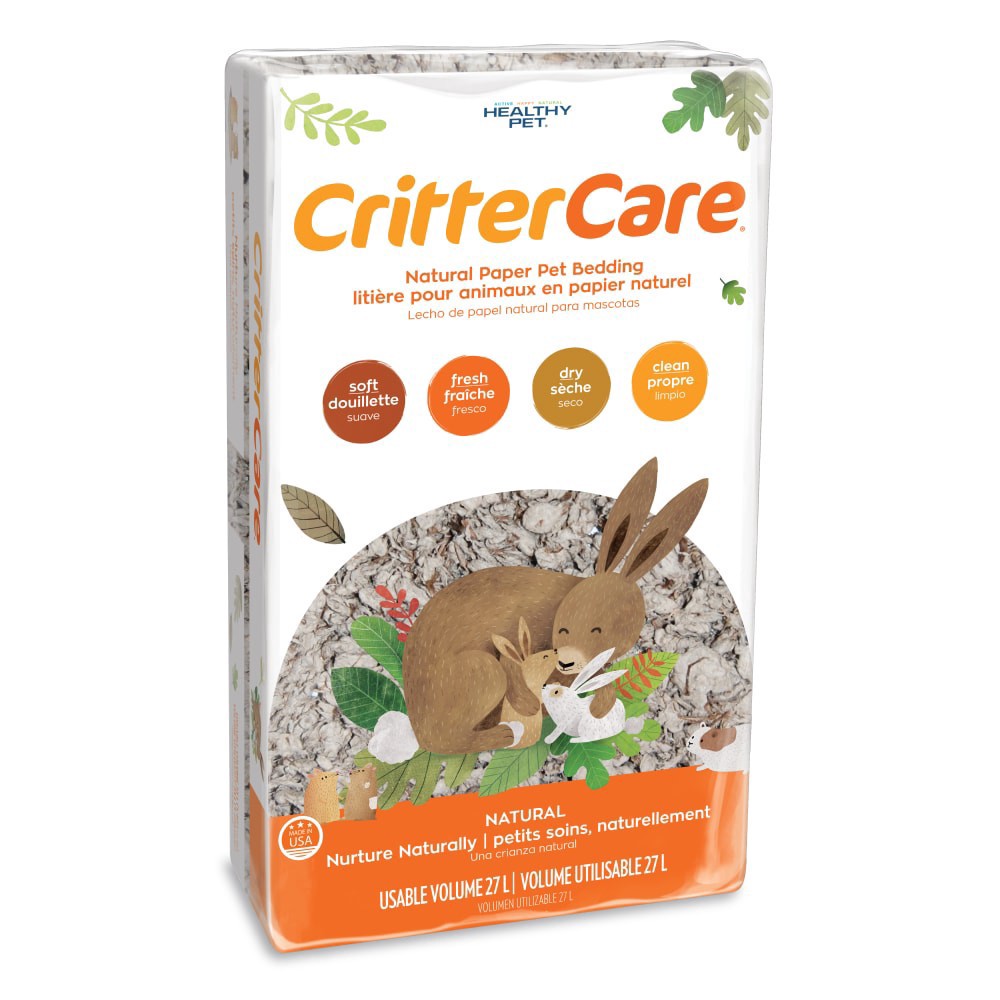 slide 1 of 1, Critter Care Natural Paper Pet Bedding, 1 ct