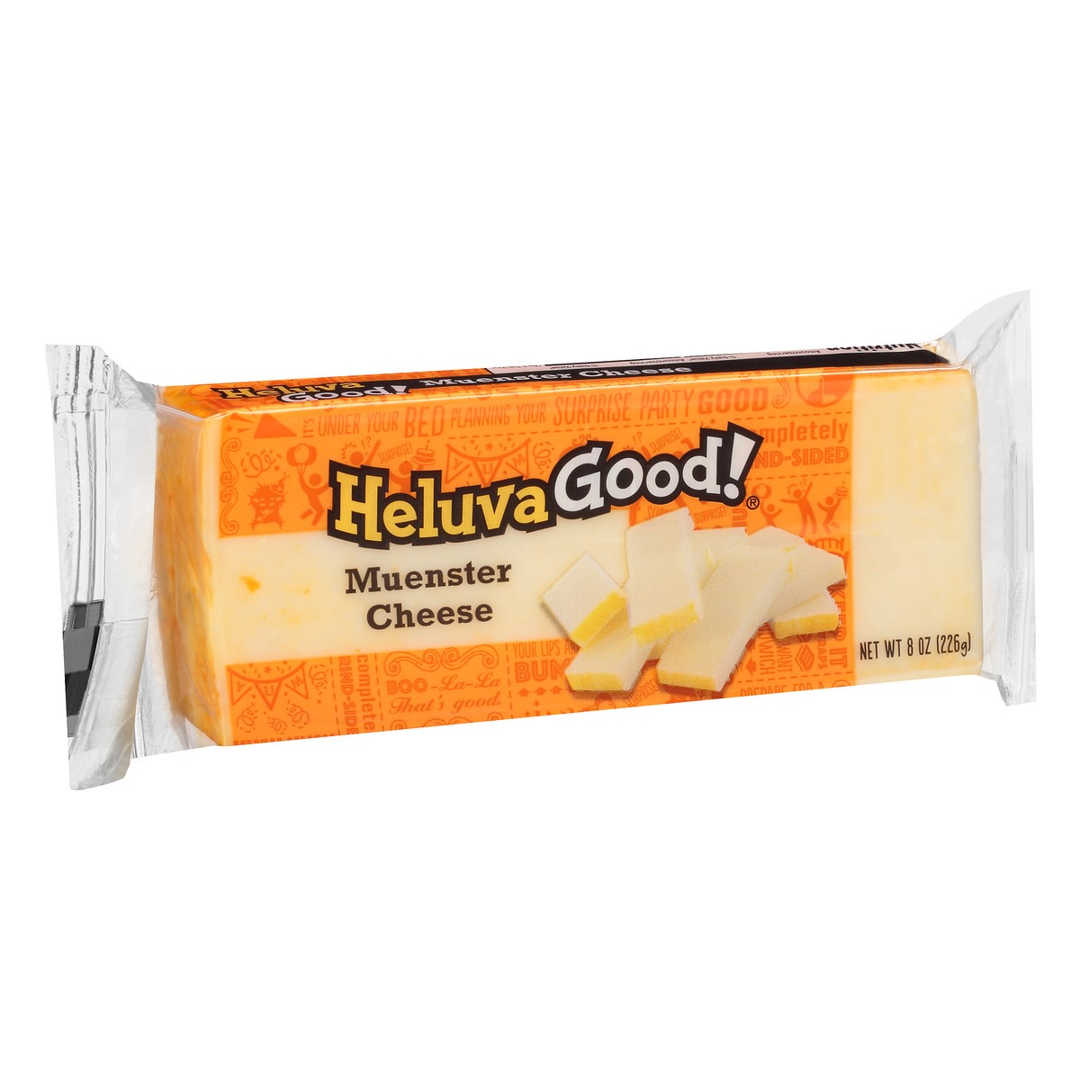 slide 9 of 9, Heluva Good! Muenster Cheese, 8oz, 8 oz