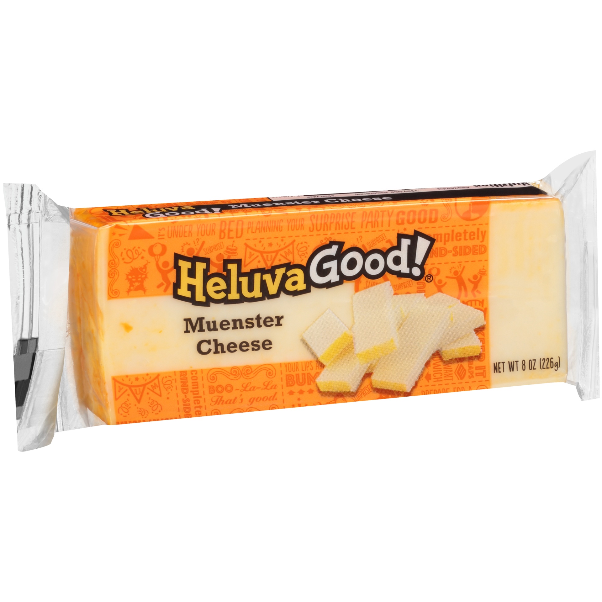 slide 1 of 8, Heluva Good! Muenster Cheese, 8 oz
