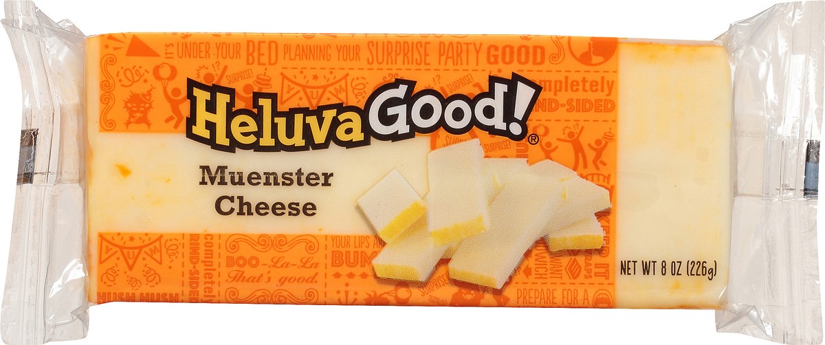 slide 7 of 9, Heluva Good! Muenster Cheese, 8oz, 8 oz