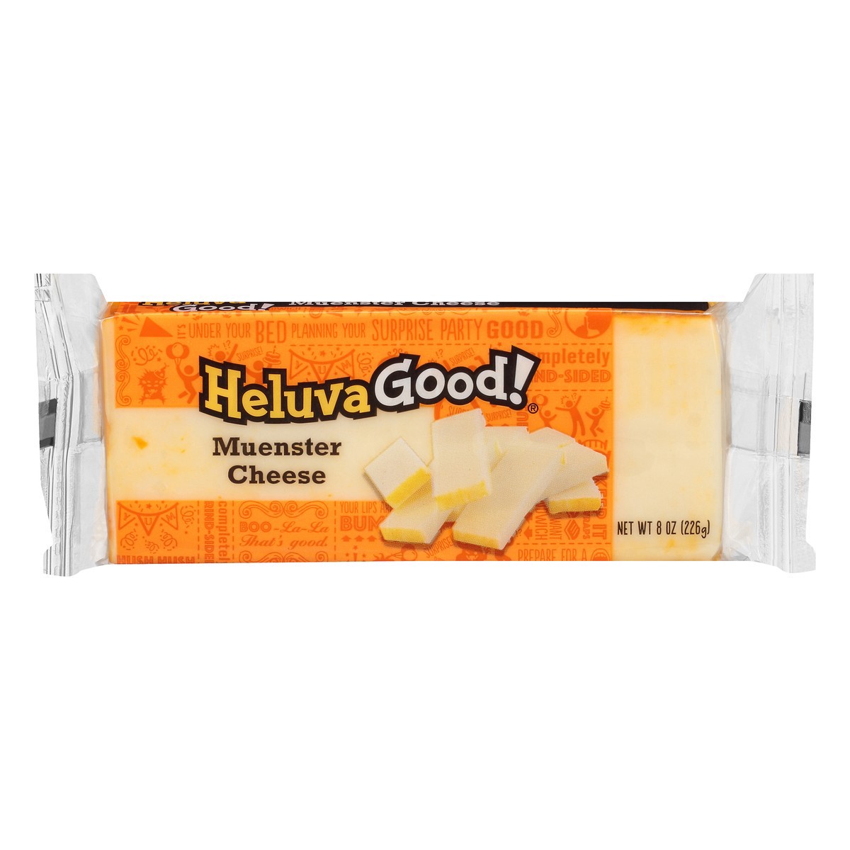 slide 1 of 9, Heluva Good! Muenster Cheese, 8oz, 8 oz