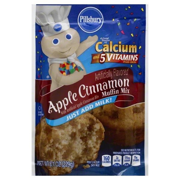 slide 1 of 1, Pillsbury Apple Cinnamon Muffin Mix, 8.1 oz