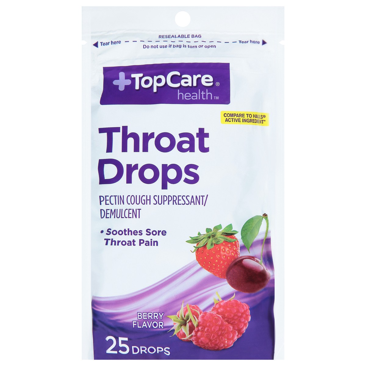 slide 2 of 13, TopCare TOP CARE Topcare Cough Drops, Fruit Ice, 25 ct