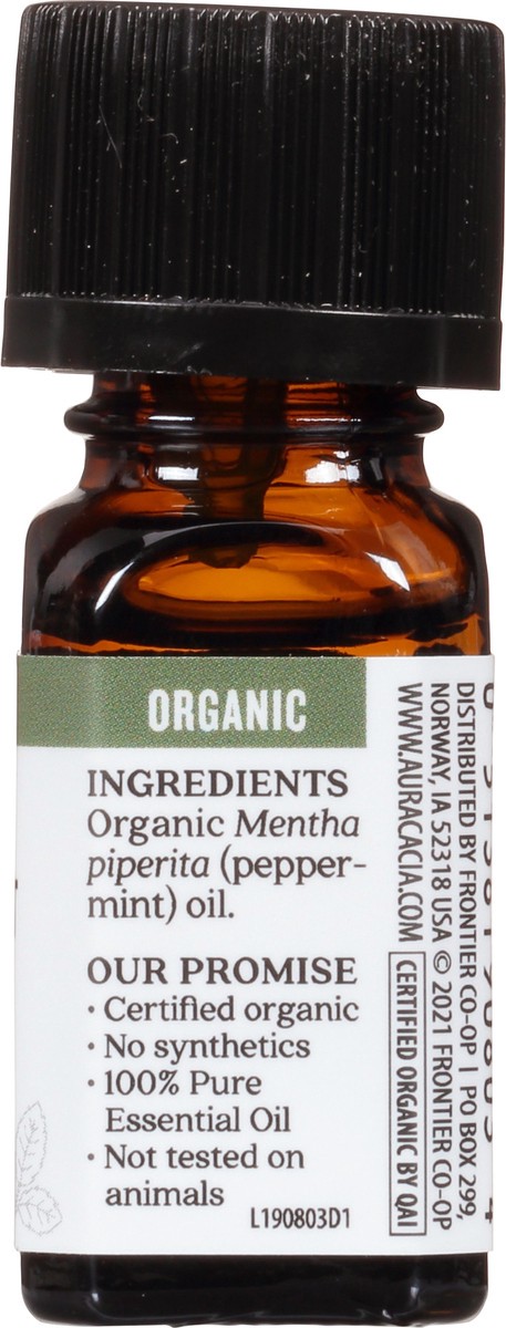 slide 8 of 9, Aura Cacia Organic Peppermint Essential Oil, 0.25 oz