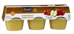 Essential Everyday Unsweetened Apple Sauce Natural Bowls