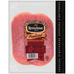Kretschmar Premium Deli Pre-Sliced Genoa Salami, 6 oz