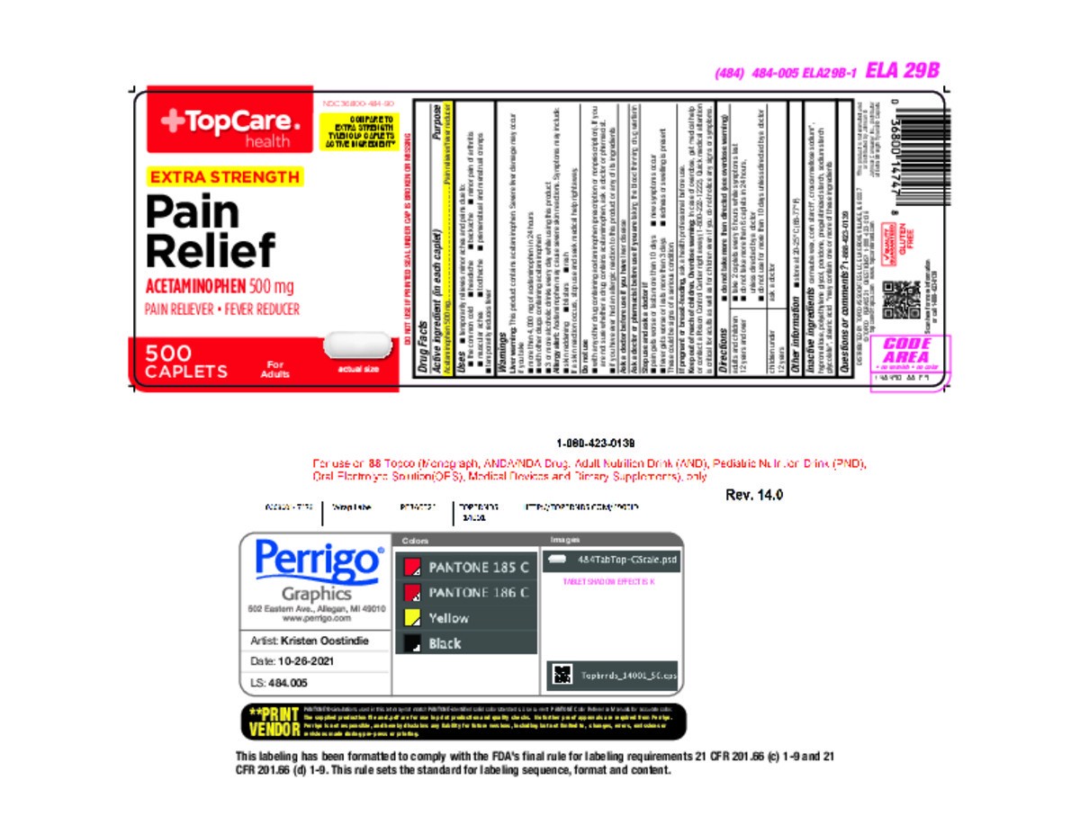 slide 8 of 16, Topcare Aspirin Non Xs Caps, 500 ct