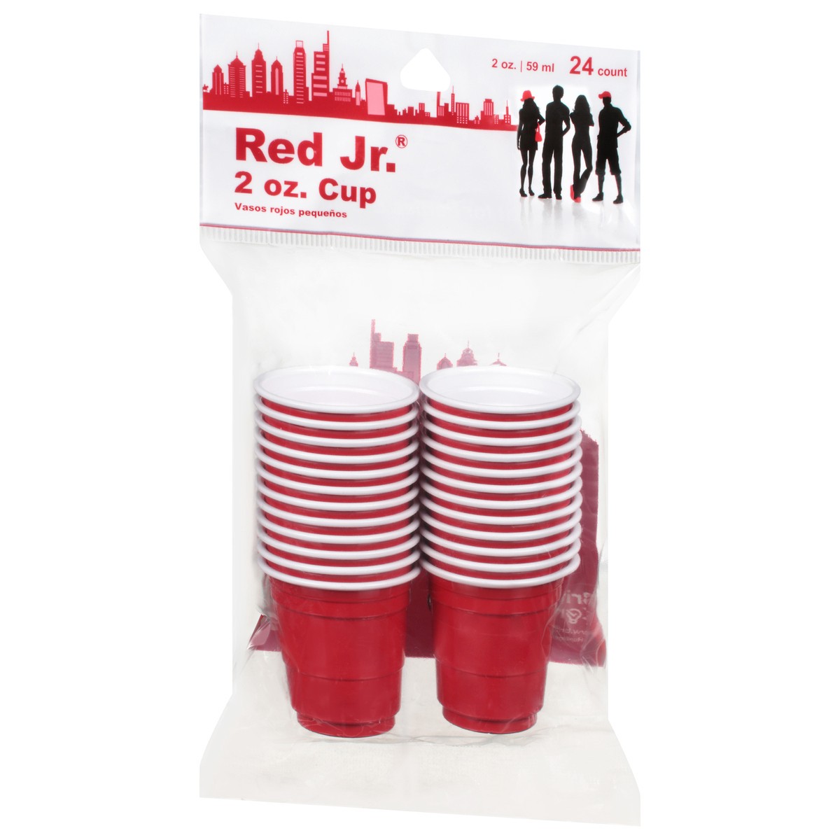 slide 3 of 12, Red Jr 2 Ounce Cups 24 ea, 24 ct