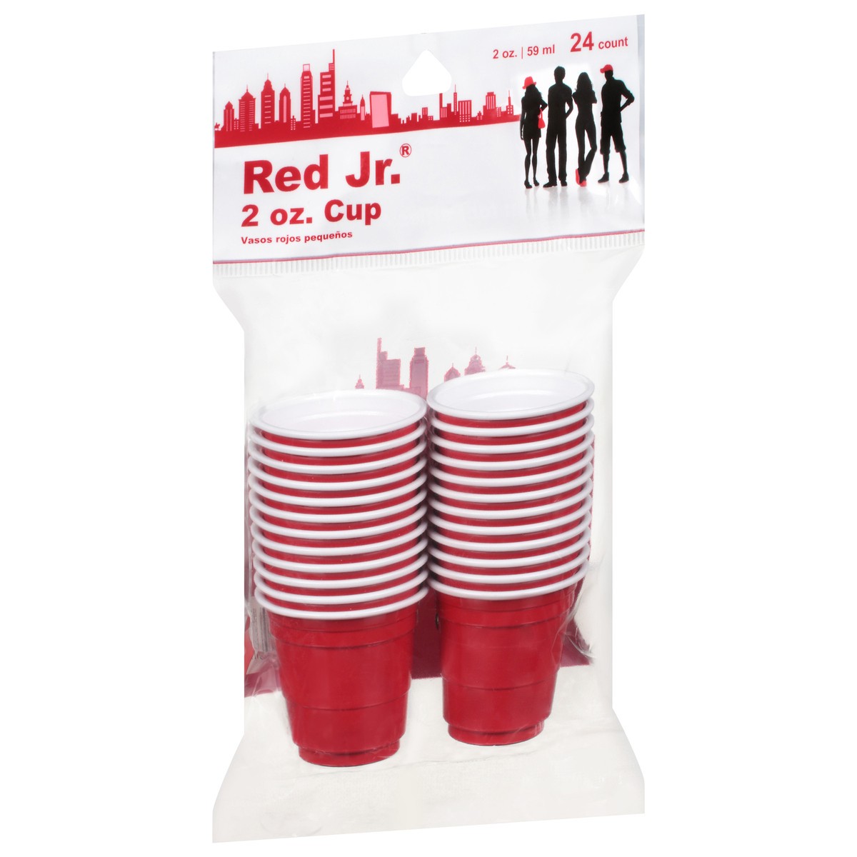 slide 8 of 12, Red Jr 2 Ounce Cups 24 ea, 24 ct
