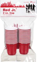 Red Jr 2 oz Cups, 24 ct