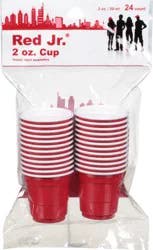 Red Jr 2 oz Cups, 24 ct