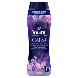 Downy Infusions In-Wash Scent Booster Beads, Calm, Lavender and Vanilla Bean, 8.6 oz