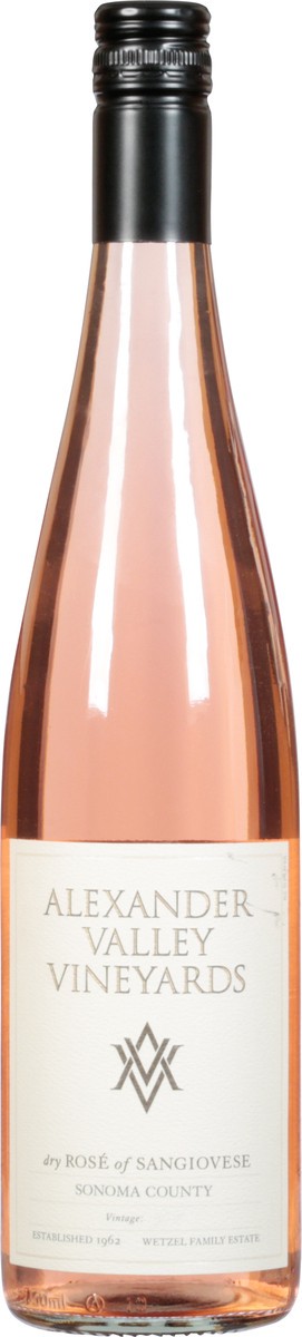 slide 4 of 12, Alexander Valley Vineyards Sonoma County Dry Rose of Sangiovese 750 ml, 750 fl oz
