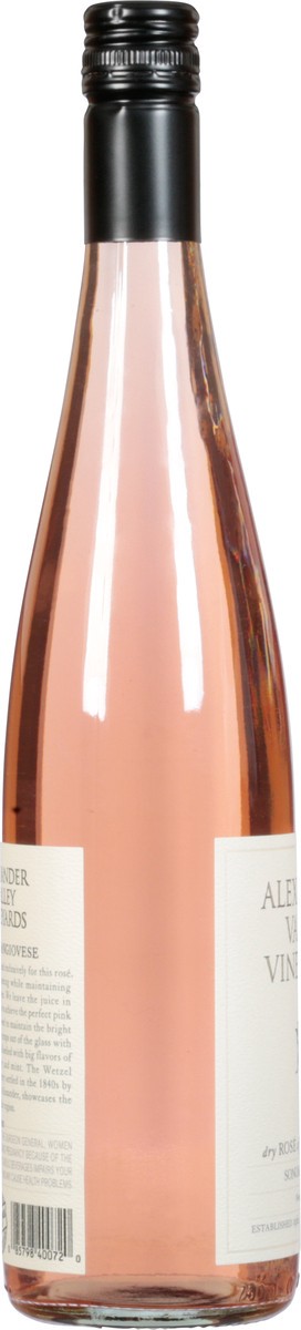 slide 3 of 12, Alexander Valley Vineyards Sonoma County Dry Rose of Sangiovese 750 ml, 750 fl oz