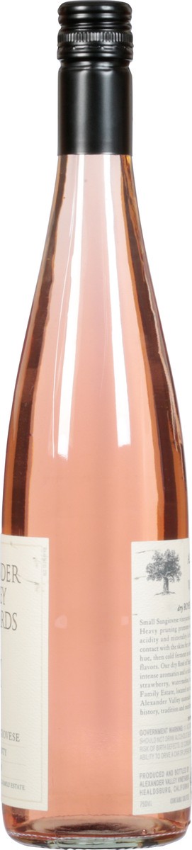 slide 12 of 12, Alexander Valley Vineyards Sonoma County Dry Rose of Sangiovese 750 ml, 750 fl oz
