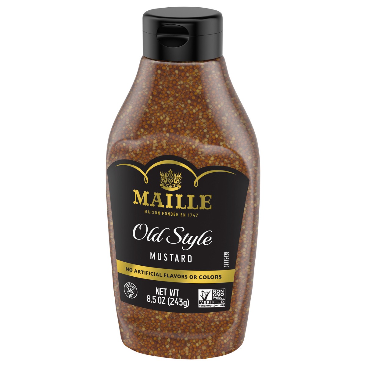 slide 3 of 5, Maille Old Style Mustard - 8.5oz, 