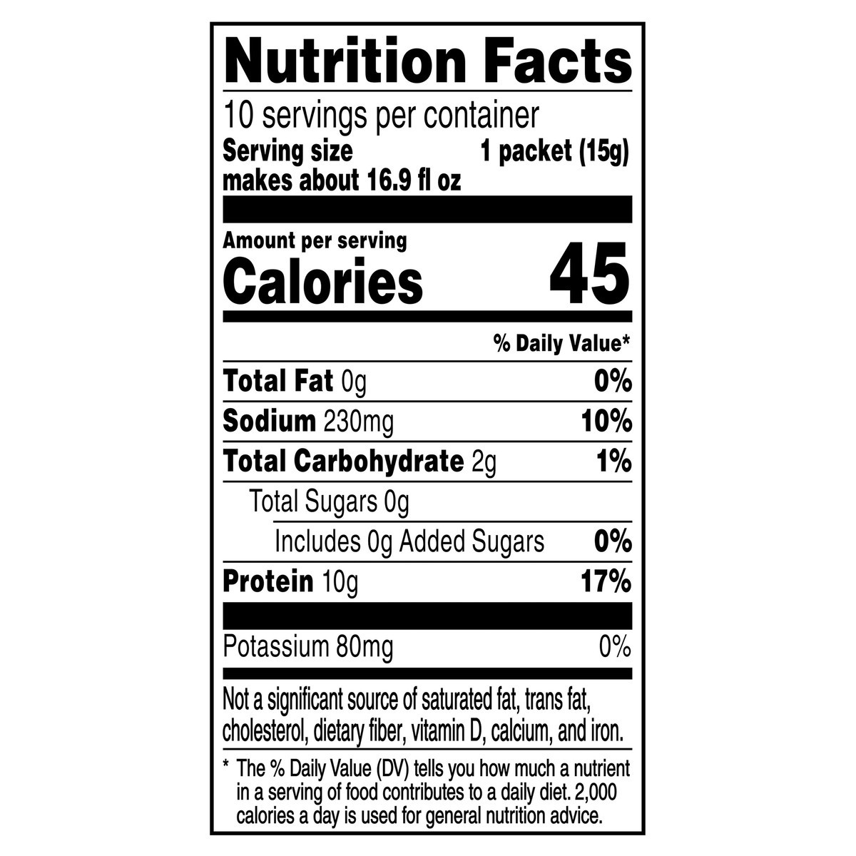 slide 4 of 11, Gatorade Zero Zero Sugar Protein Thgirst Quencher Powder Fruit Punch 0.52 Oz 10 Count, 10 ct