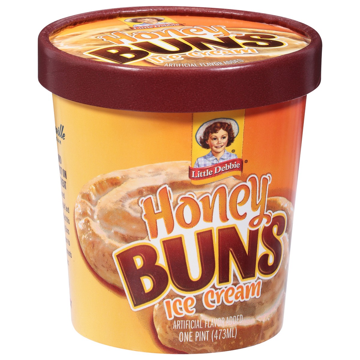 slide 4 of 9, Little Debbie Honey Buns Ice Cream - 1 pint, 1 pint