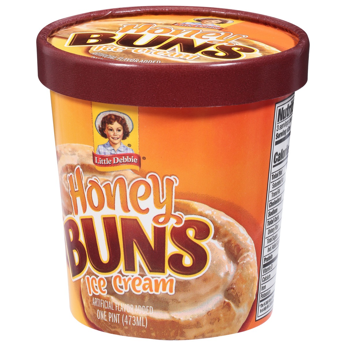 slide 8 of 9, Little Debbie Honey Buns Ice Cream - 1 pint, 1 pint