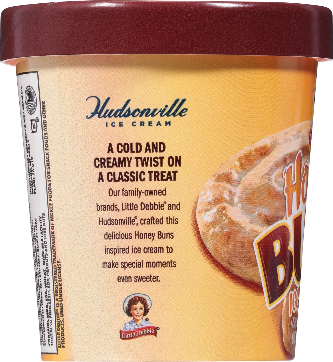 slide 9 of 9, Little Debbie Honey Buns Ice Cream - 1 pint, 1 pint