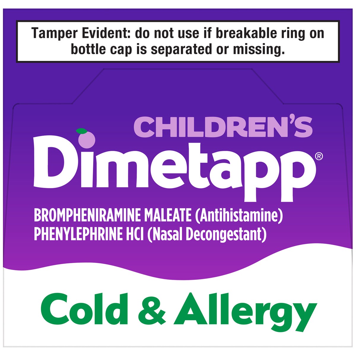 slide 2 of 9, Dimetapp Cold & Allergy, Grape Flavor, Alcohol-Free, 8 fl oz