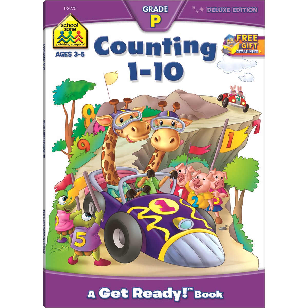 slide 1 of 1, School Zone Counting 1-10 Deluxe Workbook, 1 ct