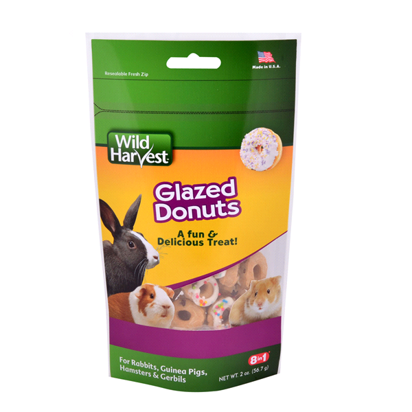 slide 1 of 1, Wild Harvest Glazed Donuts Small Animal Treat, 2.2 oz