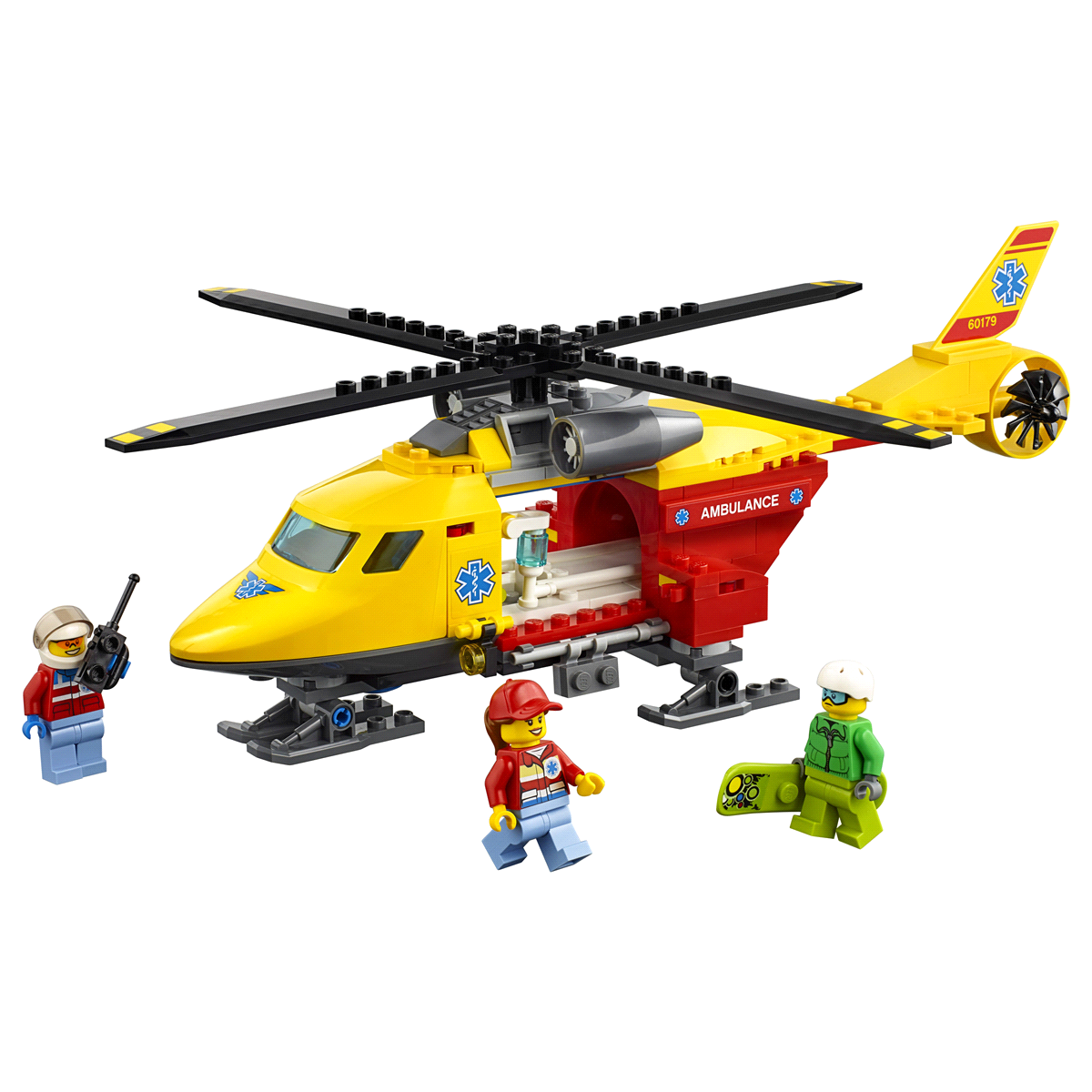 slide 7 of 7, LEGO City Great Vehicles Ambulance Helicopter 60179, 1 ct