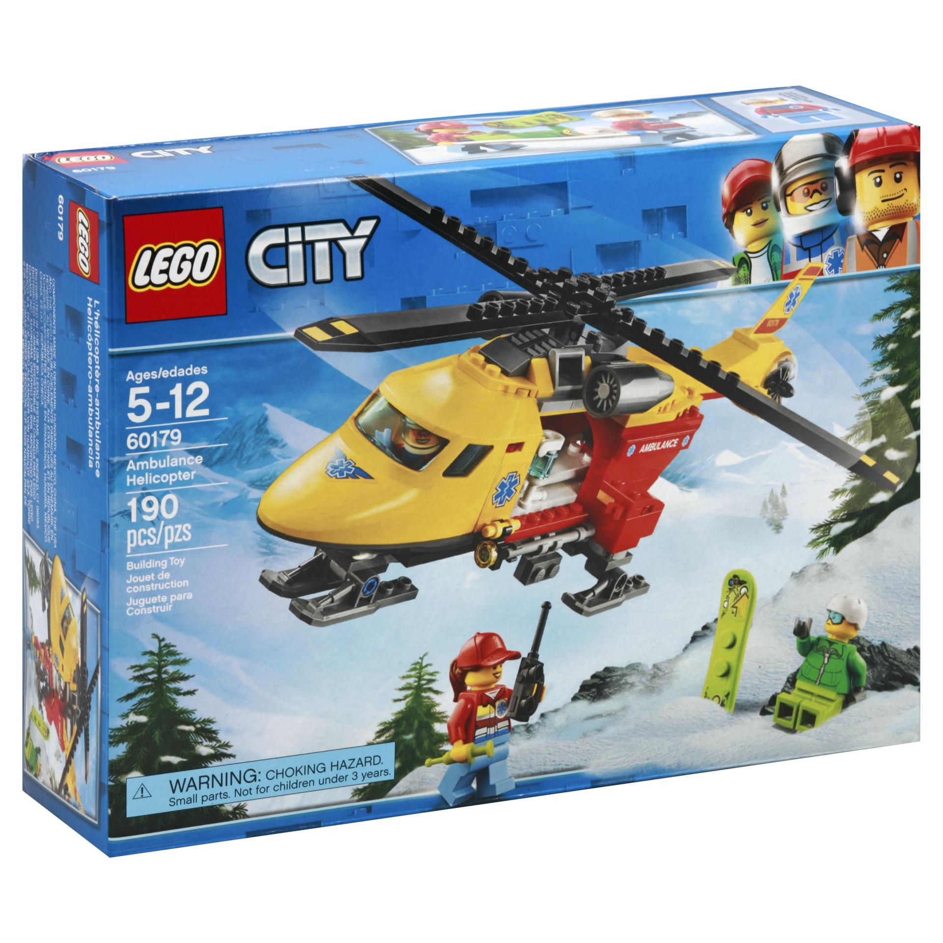 rester Slør undertrykkeren LEGO City Great Vehicles Ambulance Helicopter 60179 1 ct | Shipt