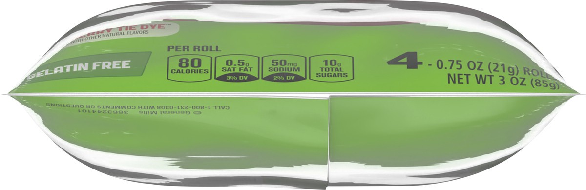 slide 8 of 8, Fruit by the Foot Fruit Flavored Snacks, Strawberry Tie-Dye, 4 ct, 4 ct