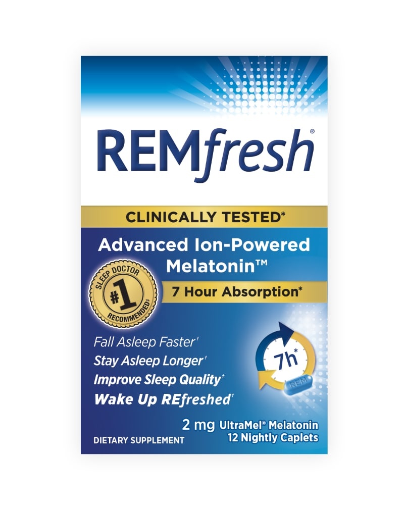 REMfresh Advanced Ionpowered Melatonin Caplets 2Mg 12 ct Shipt