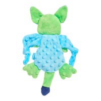slide 8 of 9, BARK Humbert The Dragon blue green dragon plush dog toy ALL, 1 ct