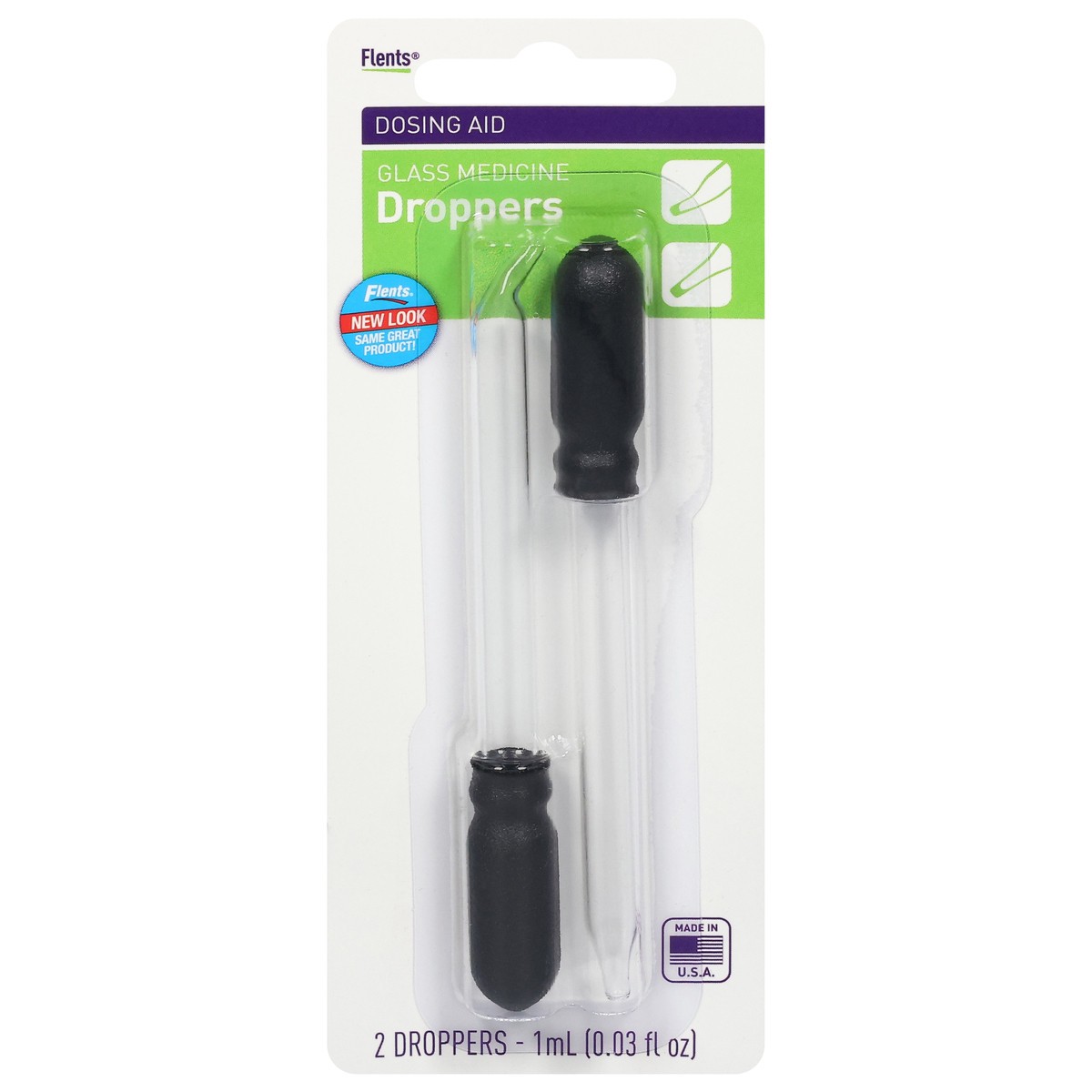 slide 2 of 11, Flents Glass Medicine Droppers 2 ea, 2 ct