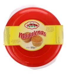 NON BRAND Los Pinos Nuevos Madalenas Snack Cakes In Plastic Tub (500G)