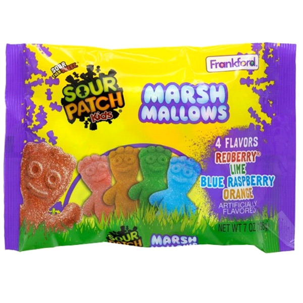 slide 1 of 1, Frankford Sour Patch Kids Marshmallows, 7 oz