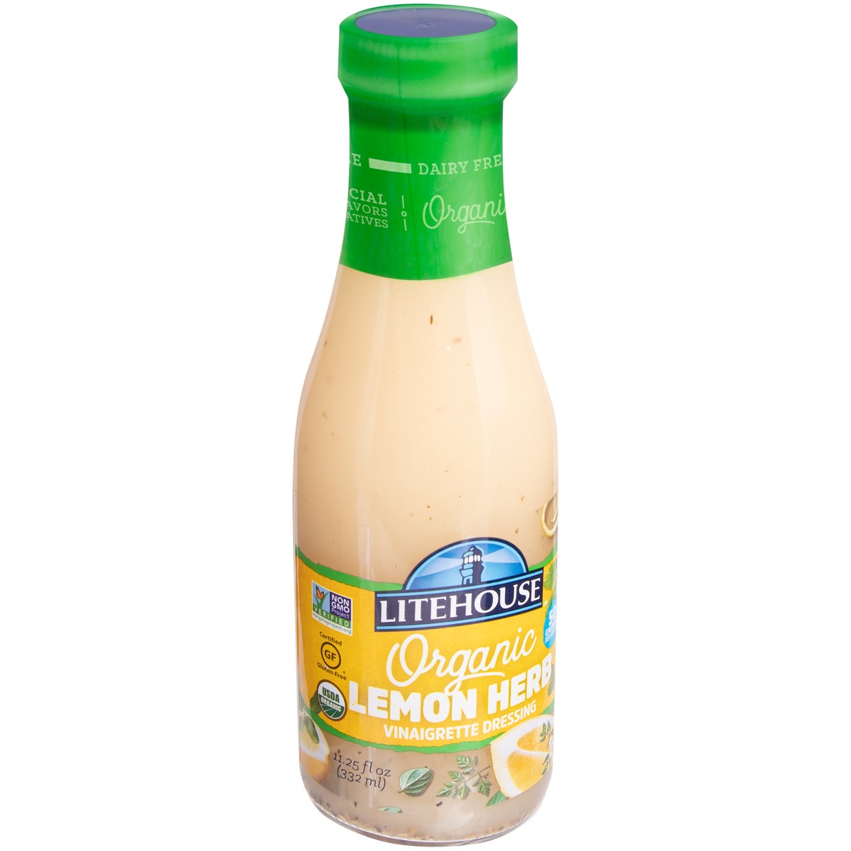 slide 2 of 9, Litehouse Organic Lemon Herb Vinaigrette Dressing 11.25 fl. oz. Bottle, 12 oz