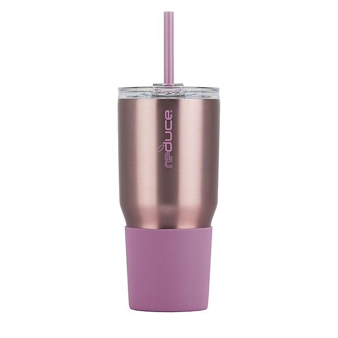 slide 1 of 1, Reduce Cold1 Tumbler with Lid - Rose Gold, 34 oz