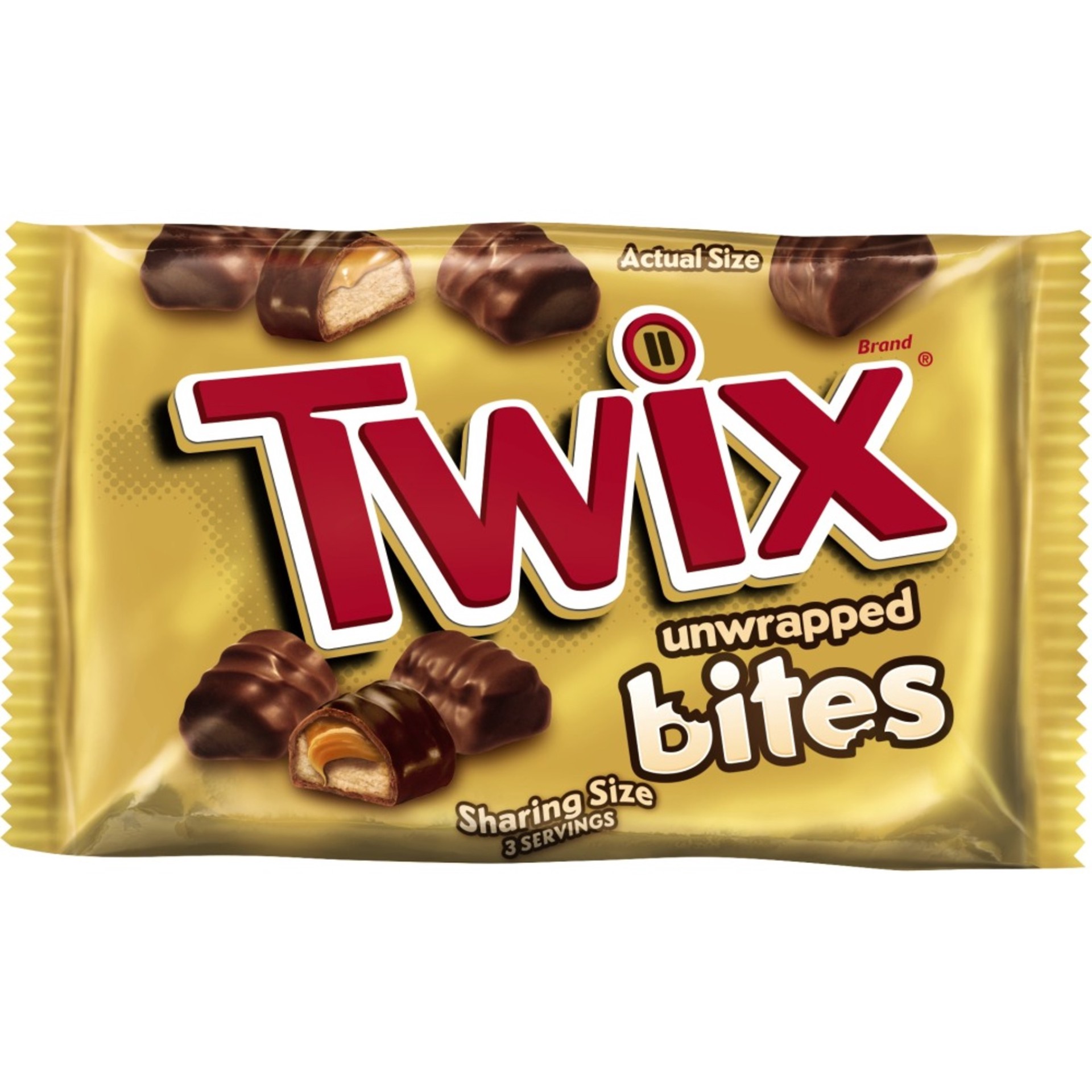 slide 1 of 6, Twix, Caramel Milk Chocolate Bites, 2.83 oz