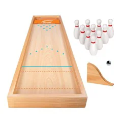 Cipton® Wooden Tabletop Bowling Set