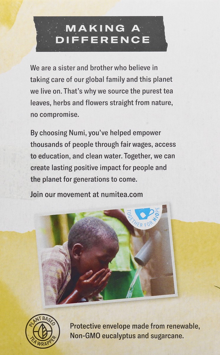 slide 2 of 13, Numi Bags Organic Dandelion Detox Herbal Tea 16 ea, 16 ct