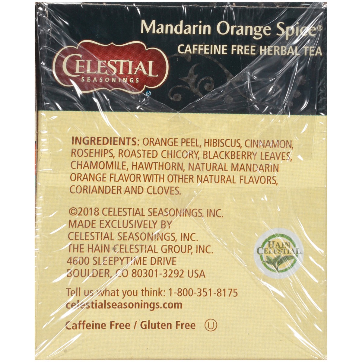 slide 8 of 8, Celestial Seasonings Mandarin Orange Spice Caffeine Free Herbal Tea - 20 ct, 20 ct