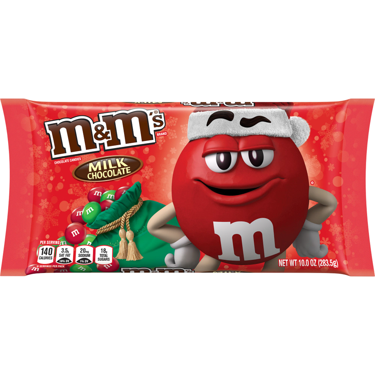 slide 1 of 1, M&M's Chocolate Candies, Milk Chocolate, 12.6 oz