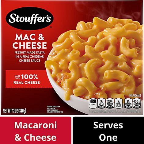 slide 1 of 1, Stouffer's Macaroni And Cheese Frozen Meal - 12 Oz, 12 oz