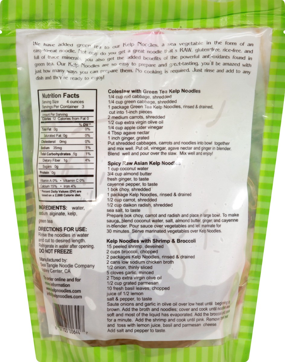 slide 3 of 9, Sea Tangle Noodle Kelp Noodles 12 oz, 12 oz