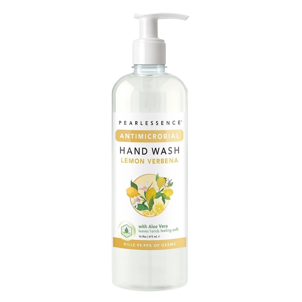 slide 1 of 1, Pearlessence Lemon Verbena Antimicrobial Hand Wash, 16 oz