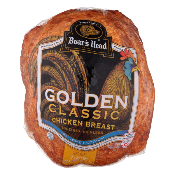 slide 1 of 1, Boar's Head Golden Boneless Skinless Classic Chicken Breast 1 ea, per lb