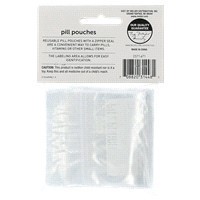 slide 3 of 5, Meijer Disposable Reclosable Pill Pouches, 50 ct